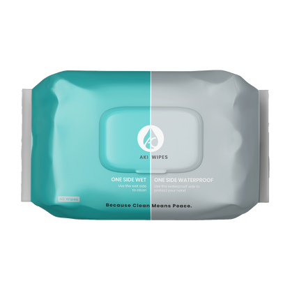 Aki Wipes (Dual-Sided Wet Wipes)