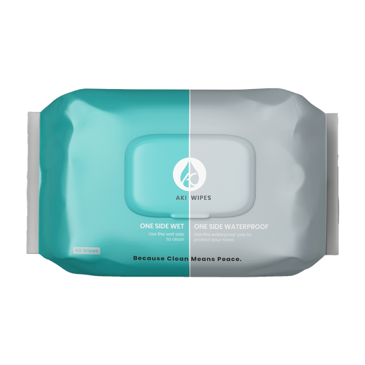 Aki Wipes (Dual-Sided Wet Wipes)