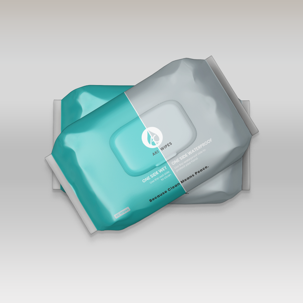 Aki Wipes (Dual-Sided Wet Wipes)